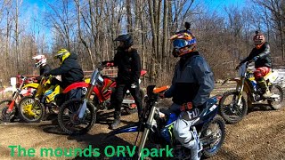 The mounds ORV park with my 2023 Yamaha yz125x 2stroke