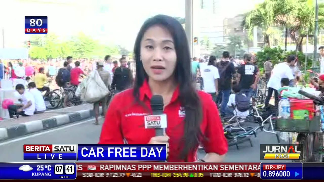 Aktivitas Warga Jakarta  di  Hari Car  Free Day YouTube