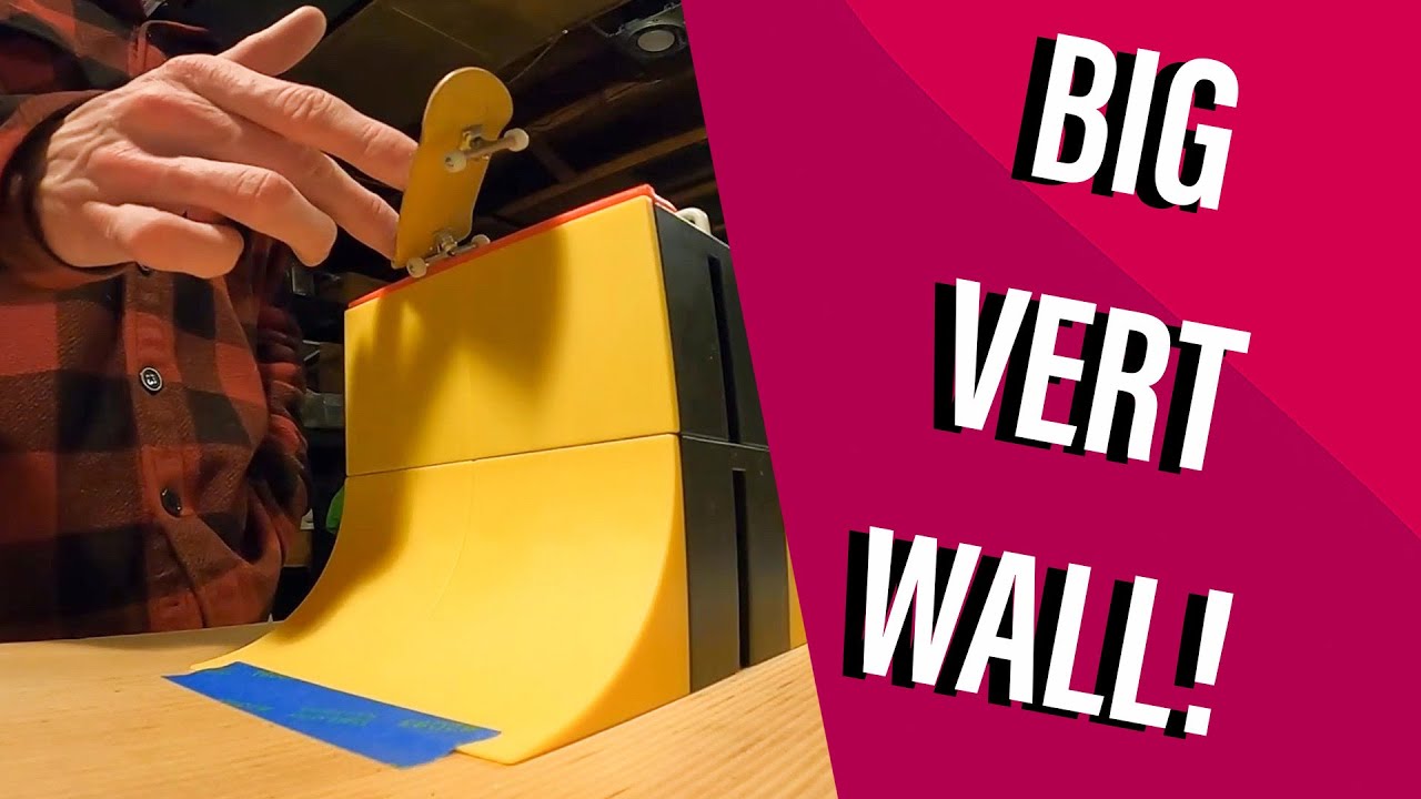 Tech Deck Big Vert Wall Edit! | Good Blessings Fingerboarding - YouTube