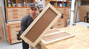 Easy DIY Cabinet Doors | Can I Make Shaker Doors with only 3 big Tools??
