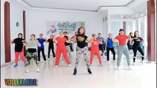Dj Timbul Cinta Lam Dada (Tia Monika_Remix TikTok) Senam Kreasi Voller Liebe