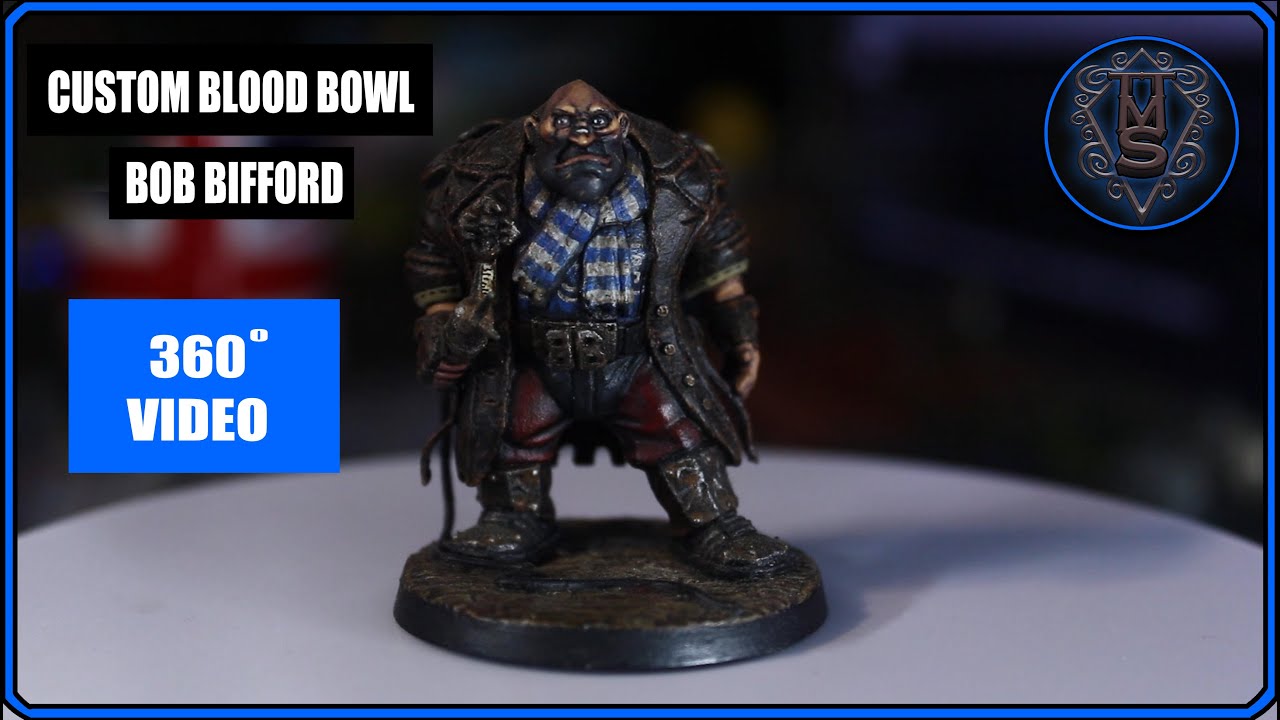 Custom/Kitbashed Blood Bowl Bob Bifford - 360° video - 360° video