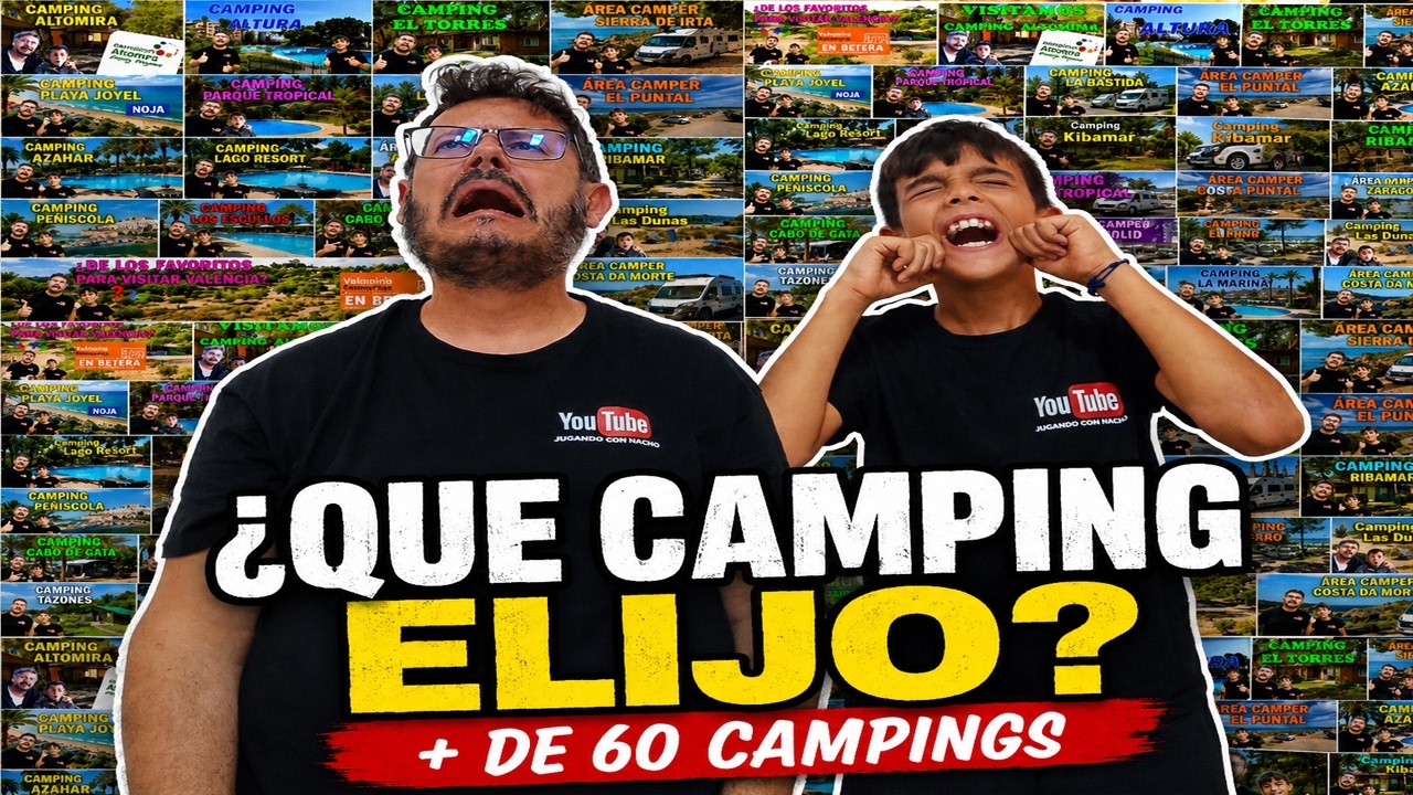 ☀️🏖️¿QUE CAMPING ELEGIR EN ESPAÑA?Antes de Reservar Mira Este Vídeo🚐(Más de 60 Analizados)