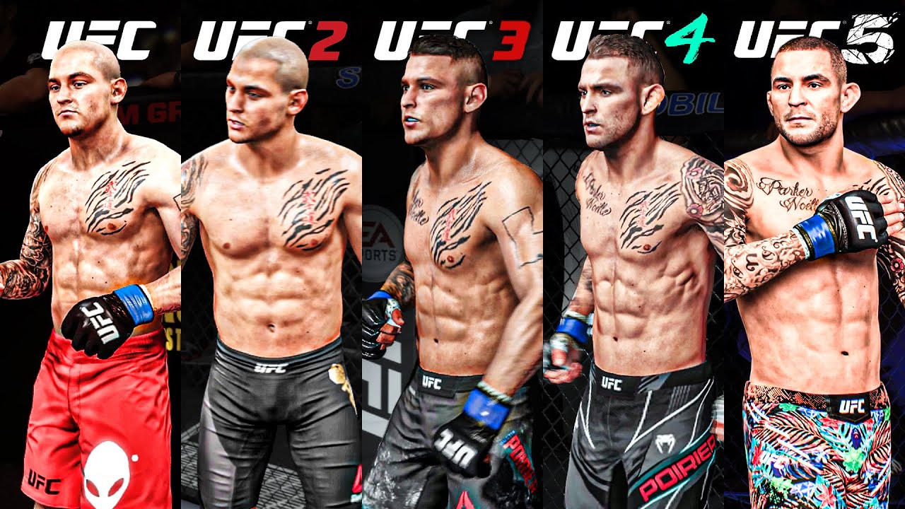 I Faced Dustin Poirier On Every UFC Game (MAX DIFFICULTY)