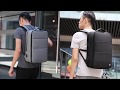 Mark Ryden トラベル バックパック 15インチノートパソコン USB充電ポート 防水ファブリック素材