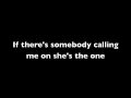 She's the one - Robbie Williams (Lyrics)