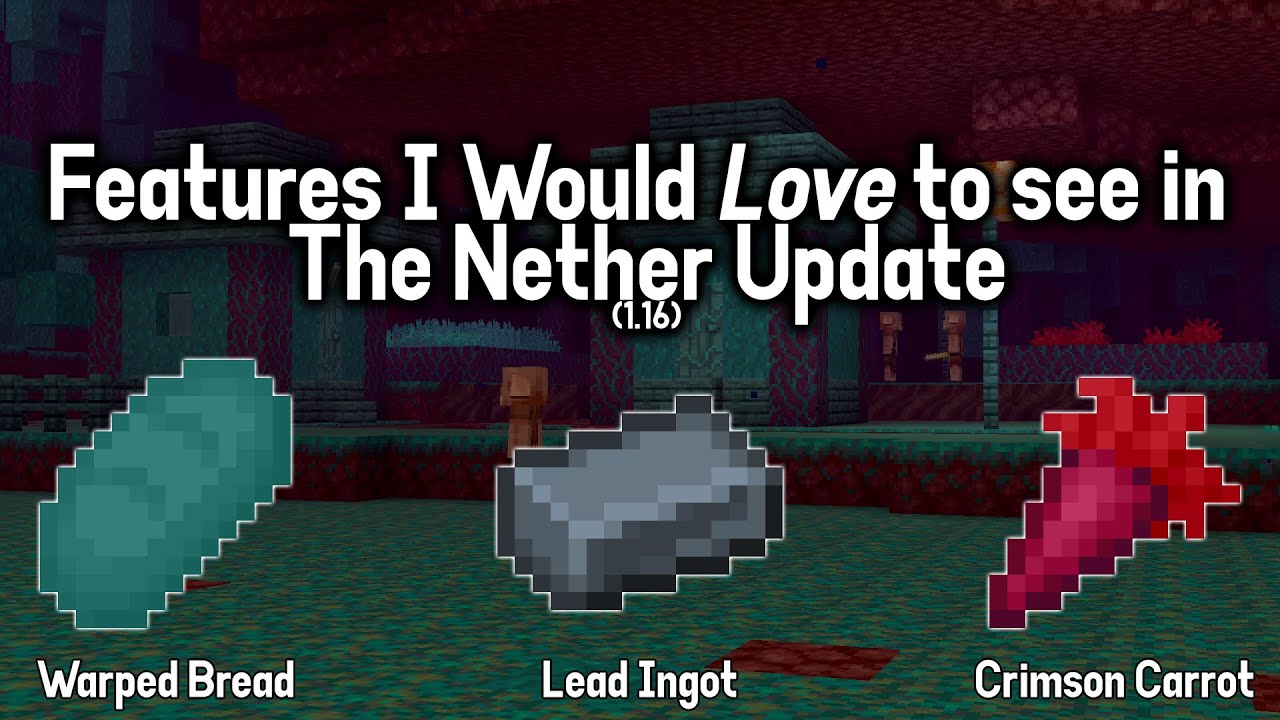 Features I Would Love to see in The Nether Update