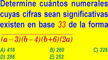 MÉTODO COMBINATORIO - PROBLEMA RESUELTO - NIVEL UNI - CONTEO DE NÚMEROS - ARITMÉTICA