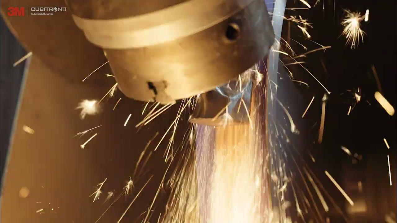 3M™ Cubitron™ II Belt 984FX Pro Person vs Robot Video YouTube