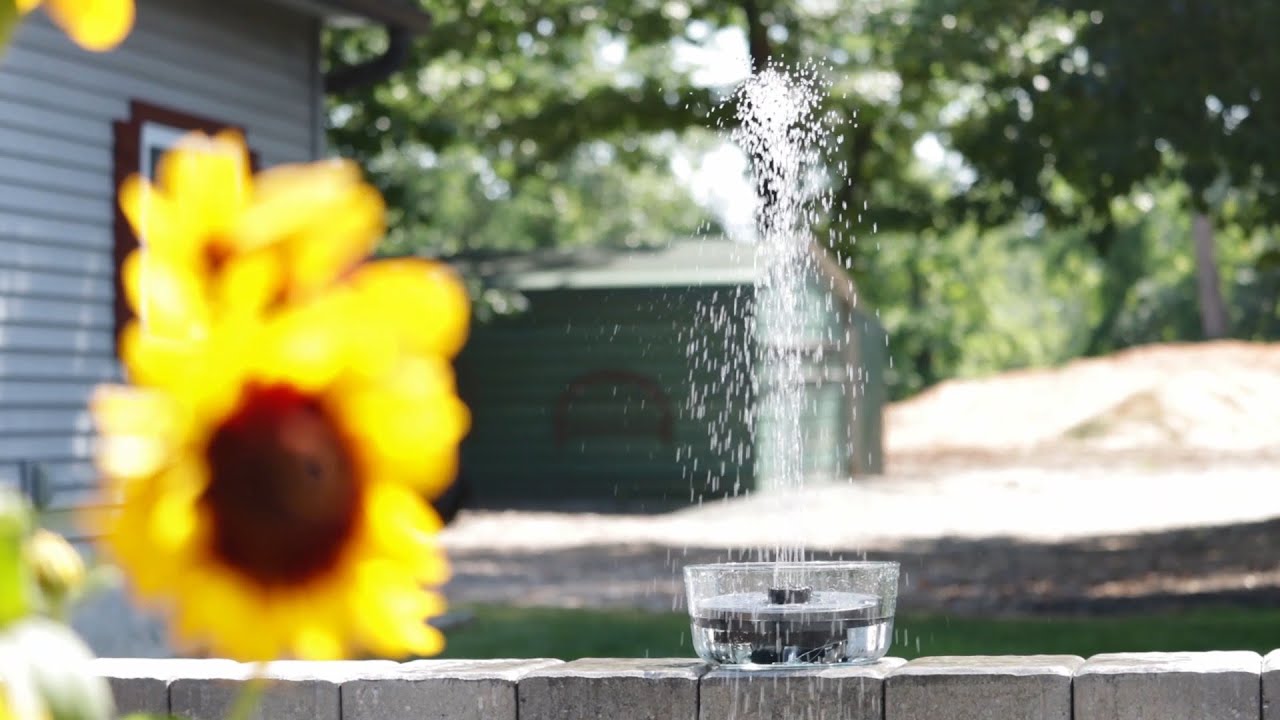 Unboxing 2020 - New Upgraded Solar Fountain from OKMEE for Garden, Bird Bath - Official CR 2.0