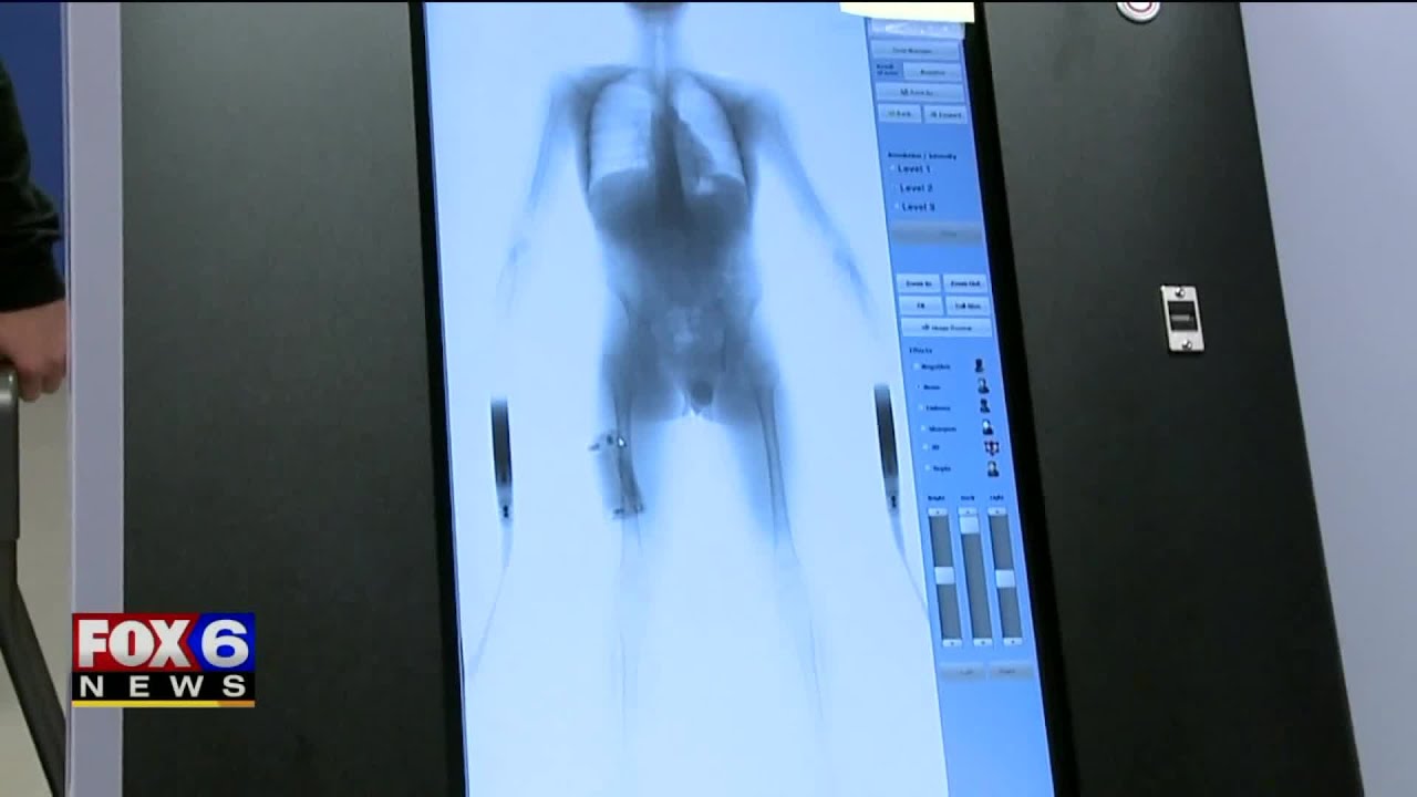 Body scanners at Racine County Jail - YouTube