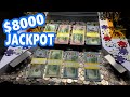 $8000 Jackpot | $1000 Buy In - Coin Pusher High Stakes