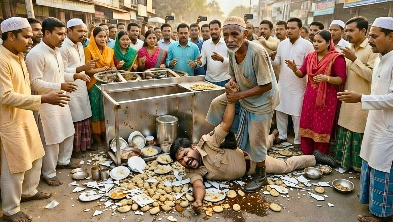 মোমো বিক্রি করা বৃদ্ধ লোকটি কেন ইন্সপেক্টরকে মারল | New Bangla Moral Story