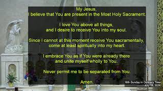 16th Sunday in Ordinary Time July 19, 2026 - Our Lady of Consolation Church