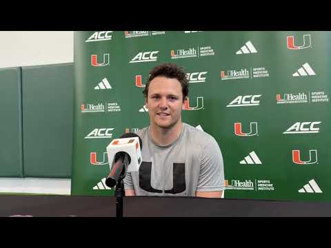 Miami kicker Jack Olsen talks competition August 11, 2026