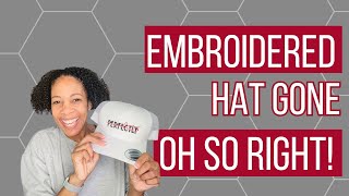 I Made a Custom Embroidered Hat Using My New Ricoma EM-1010