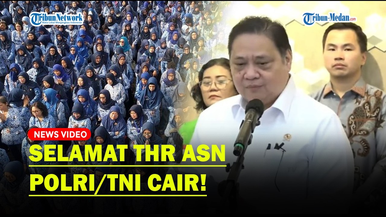 THR ASN, TNI dan Polri Cair Secara Bertahap Sejak 26 Februari, Pemerintah Kucurkan Rp 55 Triliun