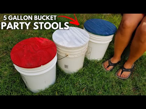 How To Make A Cushion Seat For A 5 Gallon Bucket (NO wood!)