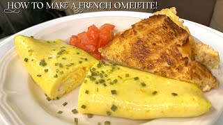 HOW TO MAKE A FRENCH OMELETTE WITH CHEESE!