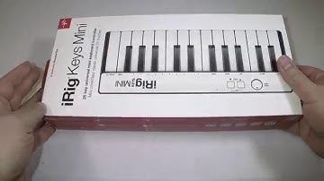 IK Multimedia iRig Keys MINI Unboxing Review
