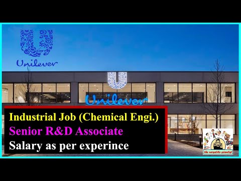 Chemistry Job vacancy 2021 Chemistry Job Unilever Vacancy Chemical Engineering recruitment 2021
