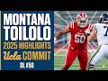Montana Toilolo is STAYING HOME! 🐻 2025 Mater Dei Highlights | UCLA Commit