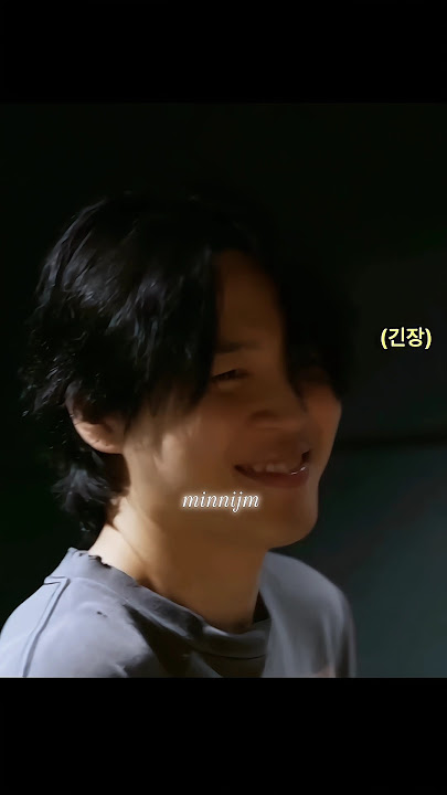 Jimin was so shy to meet Loco 🙈😅✨💛 #jimin #jimin_muse #kpop