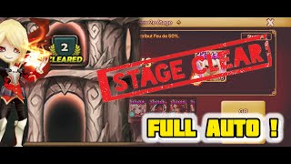 Challenge Of Ascension - Stage 2F -Tower Of Fire  - Summoners War - FULL AUTO ! Tour du feux !