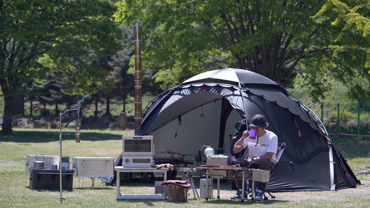 2 дня и 1 ночь с неожиданными гостями в ветреном кемпинге