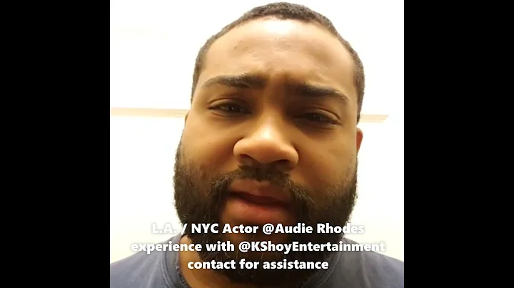 L.A./ NYC Actor  Audie Rhodes discusses experience...