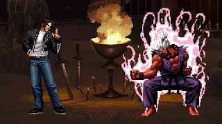[KOF Mugen] Kyo Kusanagi VS Shin Gouki