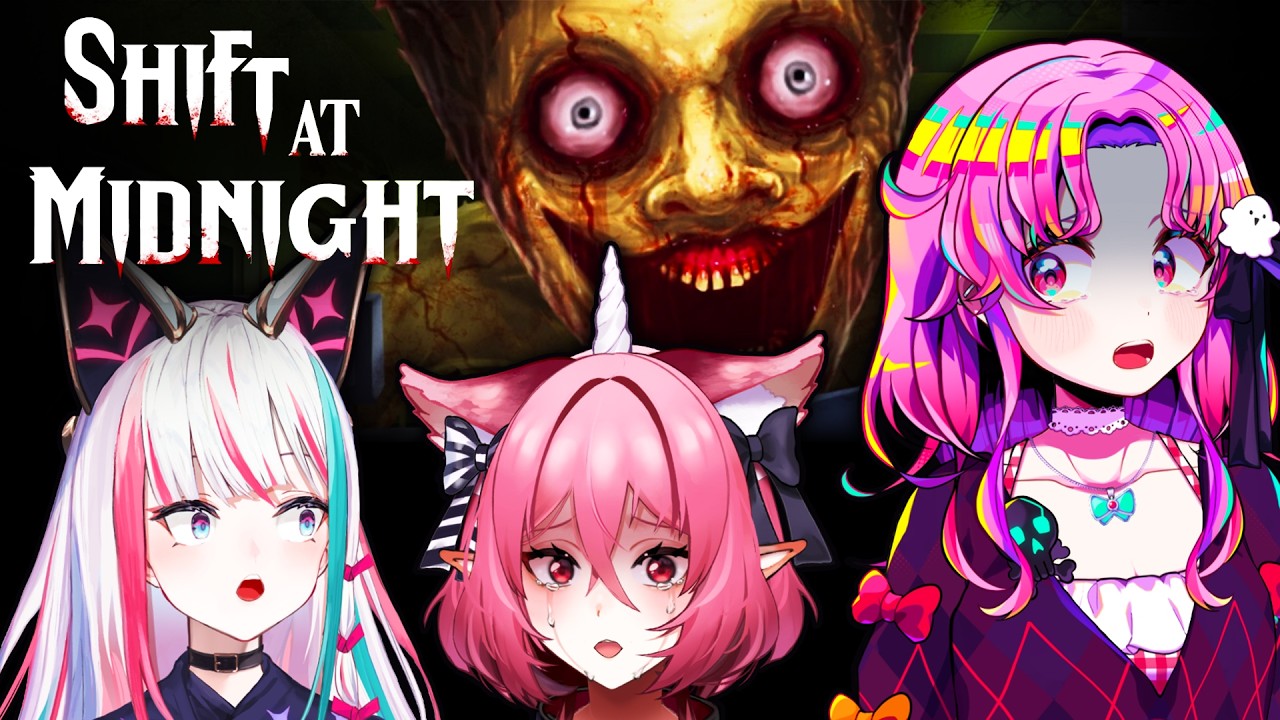 3 pink girls get stalked on a j*b【Shift at Midnight】