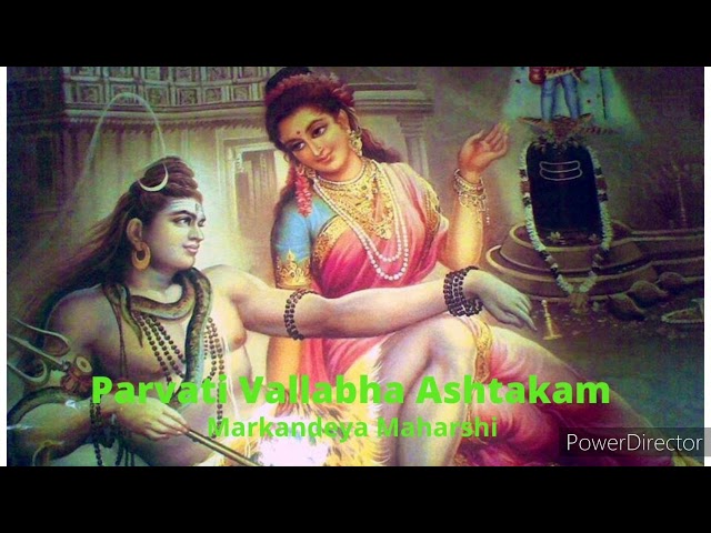 Shiva Parvati Vallabha Ashtakam written by Markhandeya Maharishi class=