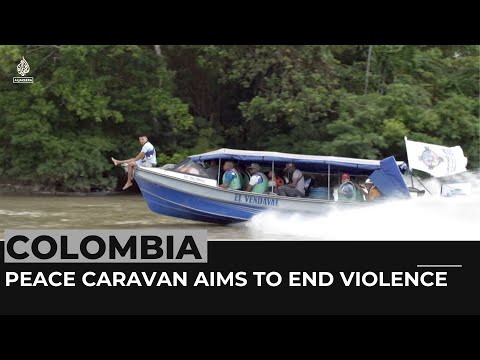 Colombia peace caravan: efforts to end violence in affected region