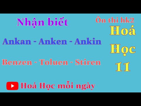 Nhận Biết Ankan – Anken – Ankin và Các Hidrocacbon Thơm |Ôn Thi HK2 Hóa 11|