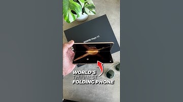 World’s THINNEST Folding Smartphone 👀 #SHORTS