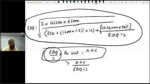 CAF03 CMA lecture no 114 by Sir JAWAD MEHMOOD SB