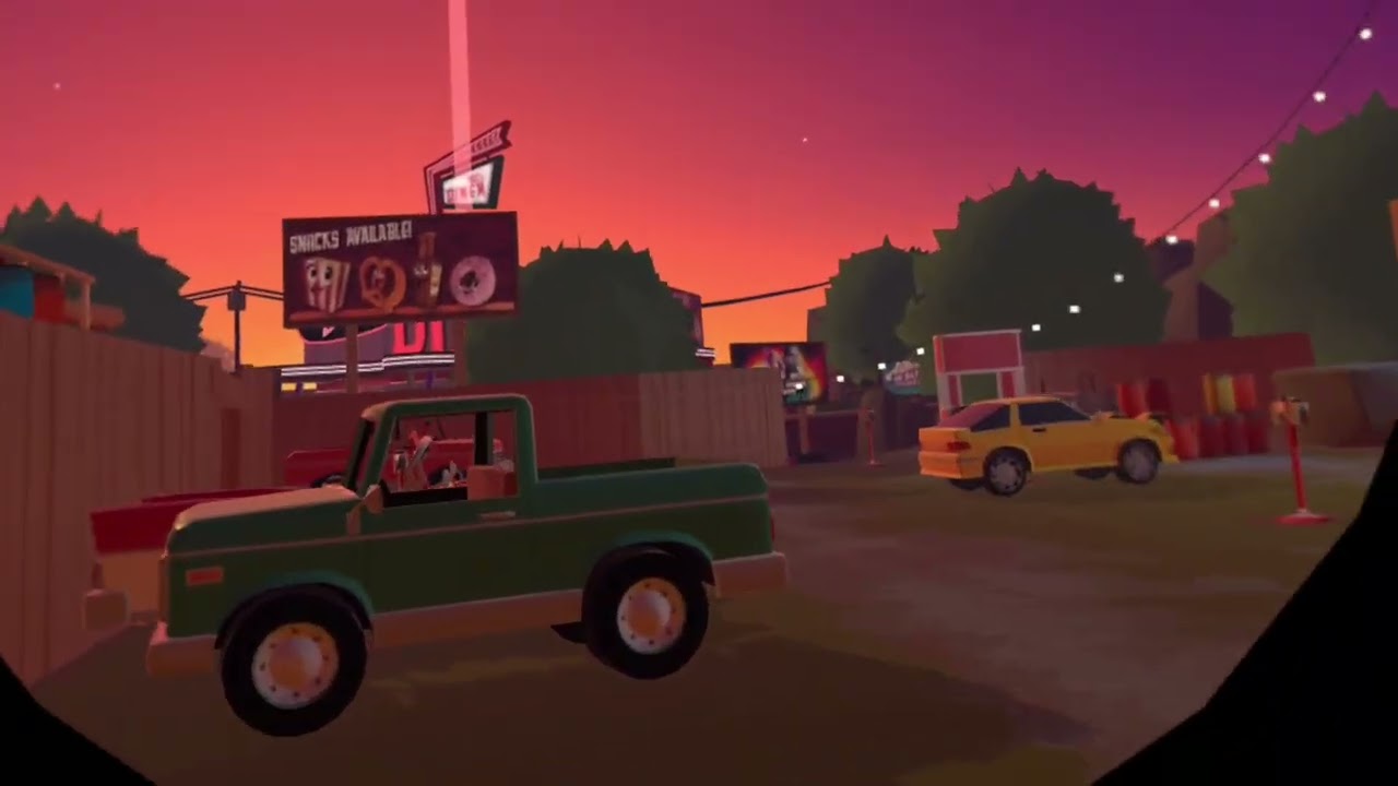 I played paintball and a horror game in VR