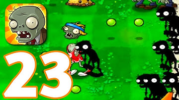 Plants vs. Zombies - Gameplay Walkthrough Part 23 - Adventure 2; Day: Level 6-8 (iOS, Android)