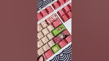 Custom keycaps inspired by Demon Slayer!