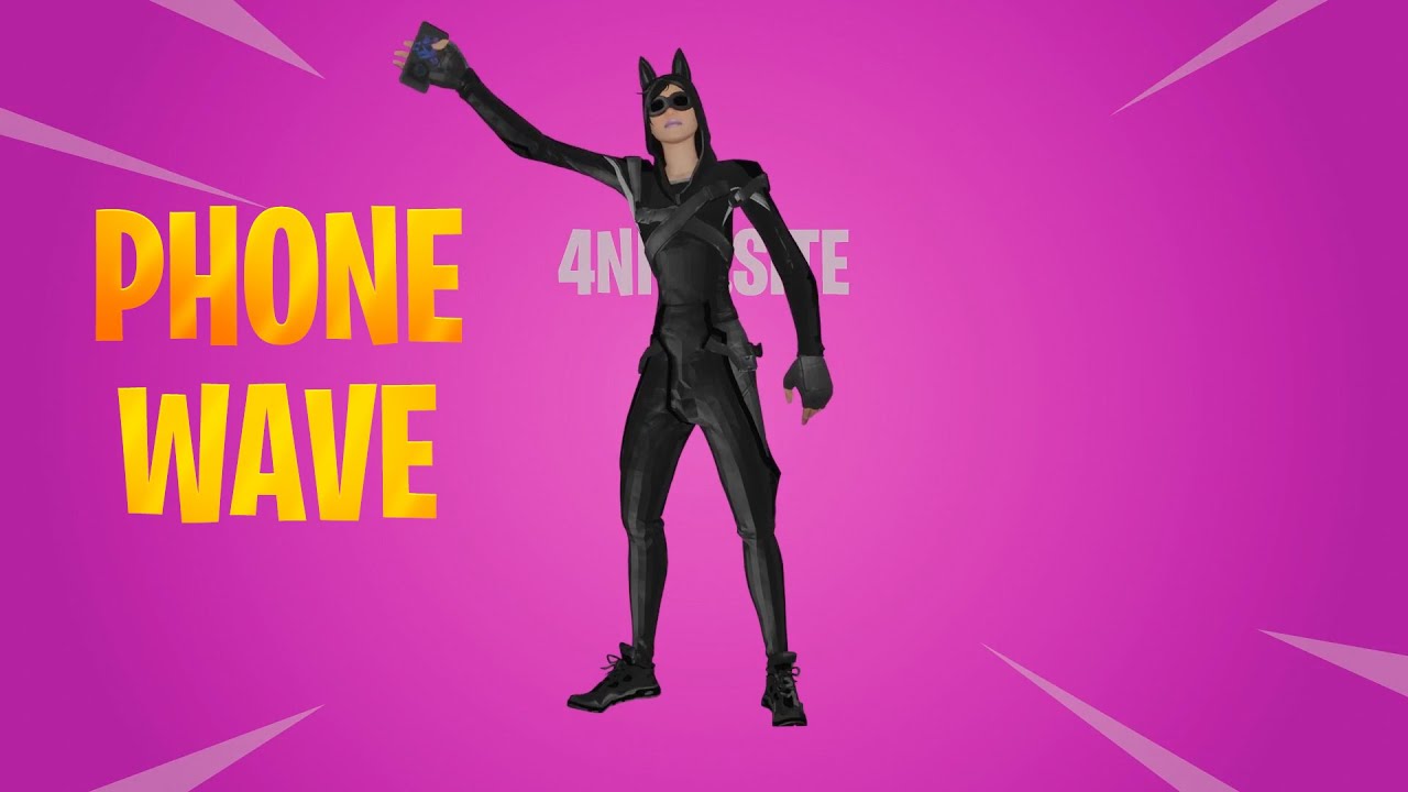 📱 Fortnite Phone Wave Emote - New Leaked Dances Patch 12.50
