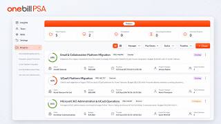 PSA360: AI-Powered project delivery, from resource planning to billing.
