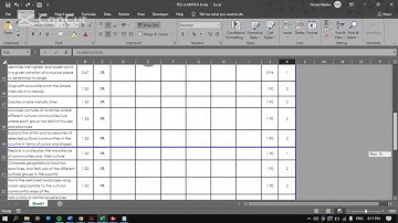 TOS Making /Automated Table of Specification