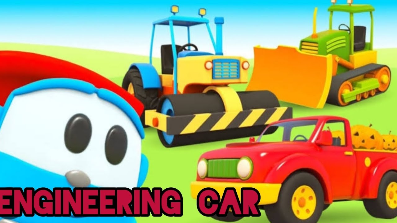 Engineering car play with kids 🚜🚂🚎 YouTube