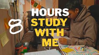 Study With Me Live 8 Hrs | Class 12th JEE 2027 | Talk in live chat| Rain BG |