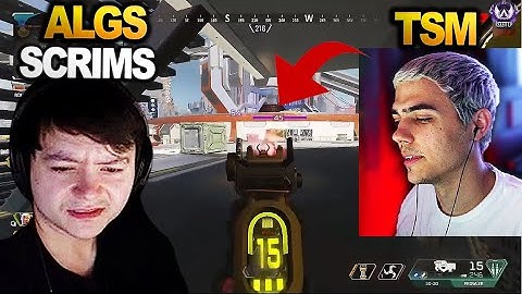 TSM Imperialhal struggles in ALGS scrims with VERHULST & REPS ( apex legends )