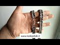 زنجیر کارتیه ضخیم مکعبی نقره ای Silver Cartier Cuban Chain 