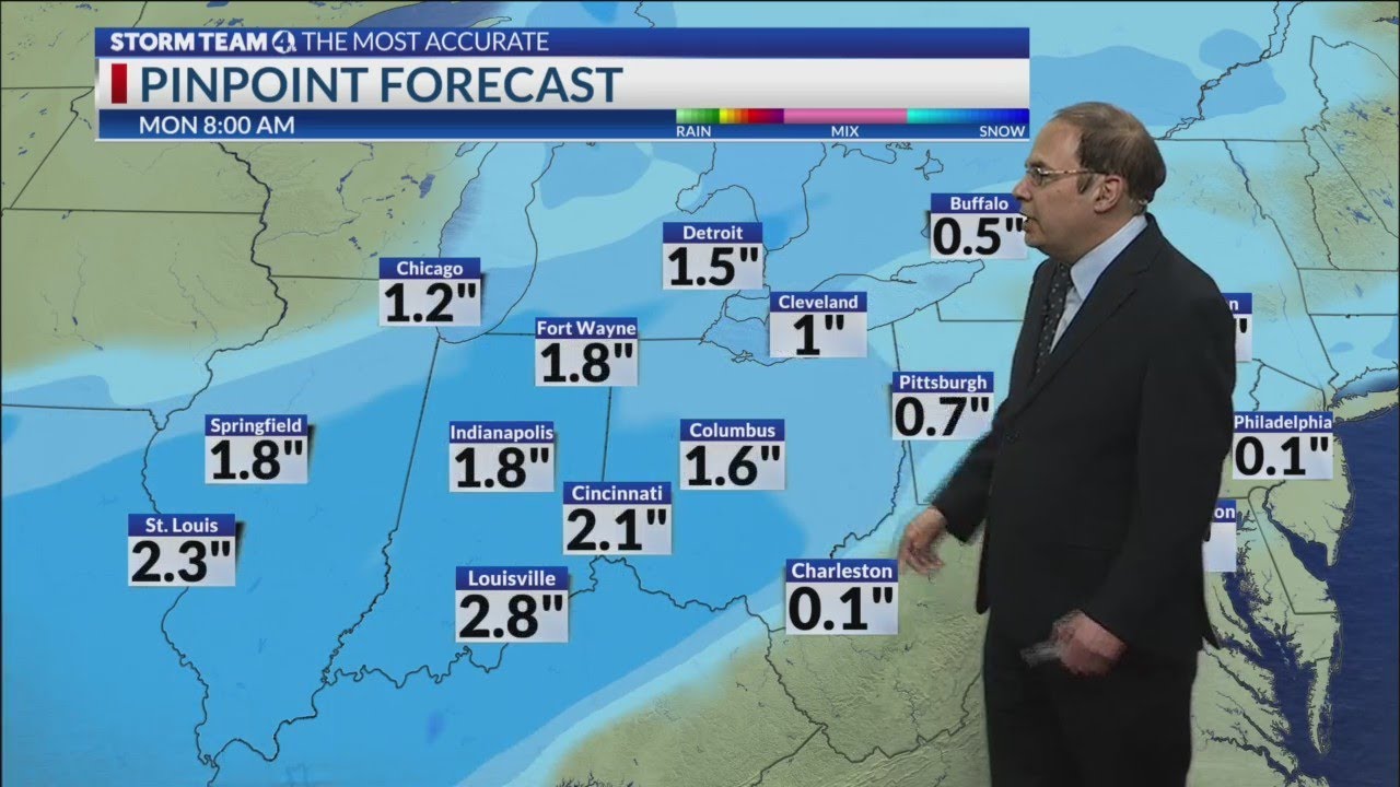 Tracking the next winter storm: How much snow could we see in central ...