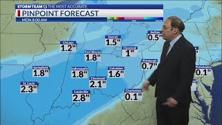 Tracking the next winter storm: How much snow could we see in central Ohio?