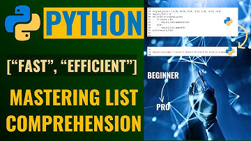 MASTER PYTHON 😎 List Comprehension BEST Python Feature | 7 most important Python List Comprehensions